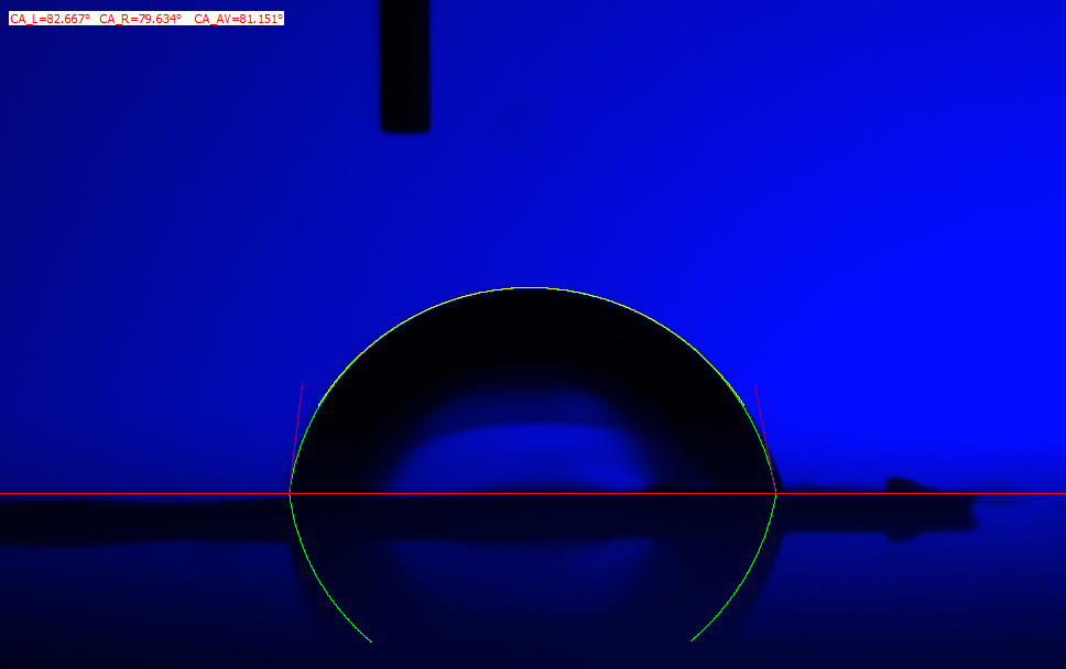 汽車空調(diào)鋁箔親水角測試