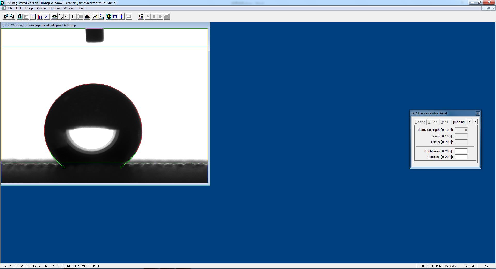 「接觸角測(cè)量?jī)x」視頻光學(xué)接觸角測(cè)量?jī)x出現(xiàn)無(wú)法捕捉圖像的原因有哪些？