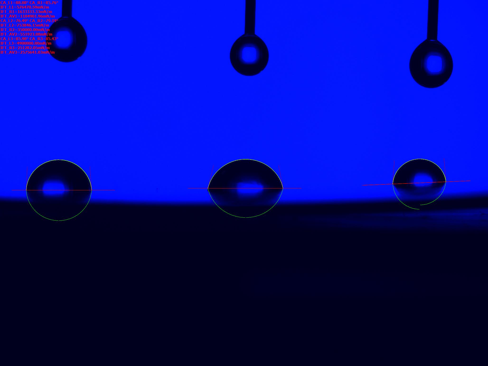 「表面張力儀」鏡頭俯視角度對(duì)于接觸角測(cè)值的影響是否可以通過(guò)軟件進(jìn)行修正？